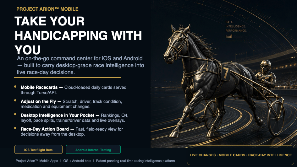 Project Arion Mobile one-page product deck preview